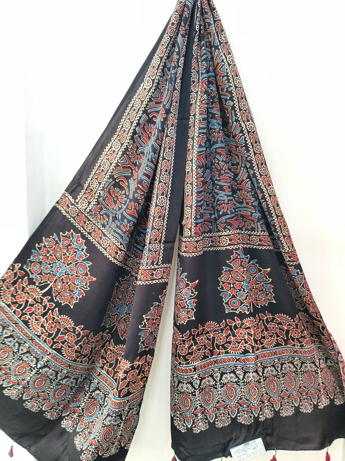 Handblock Printed Modal Silk Stole