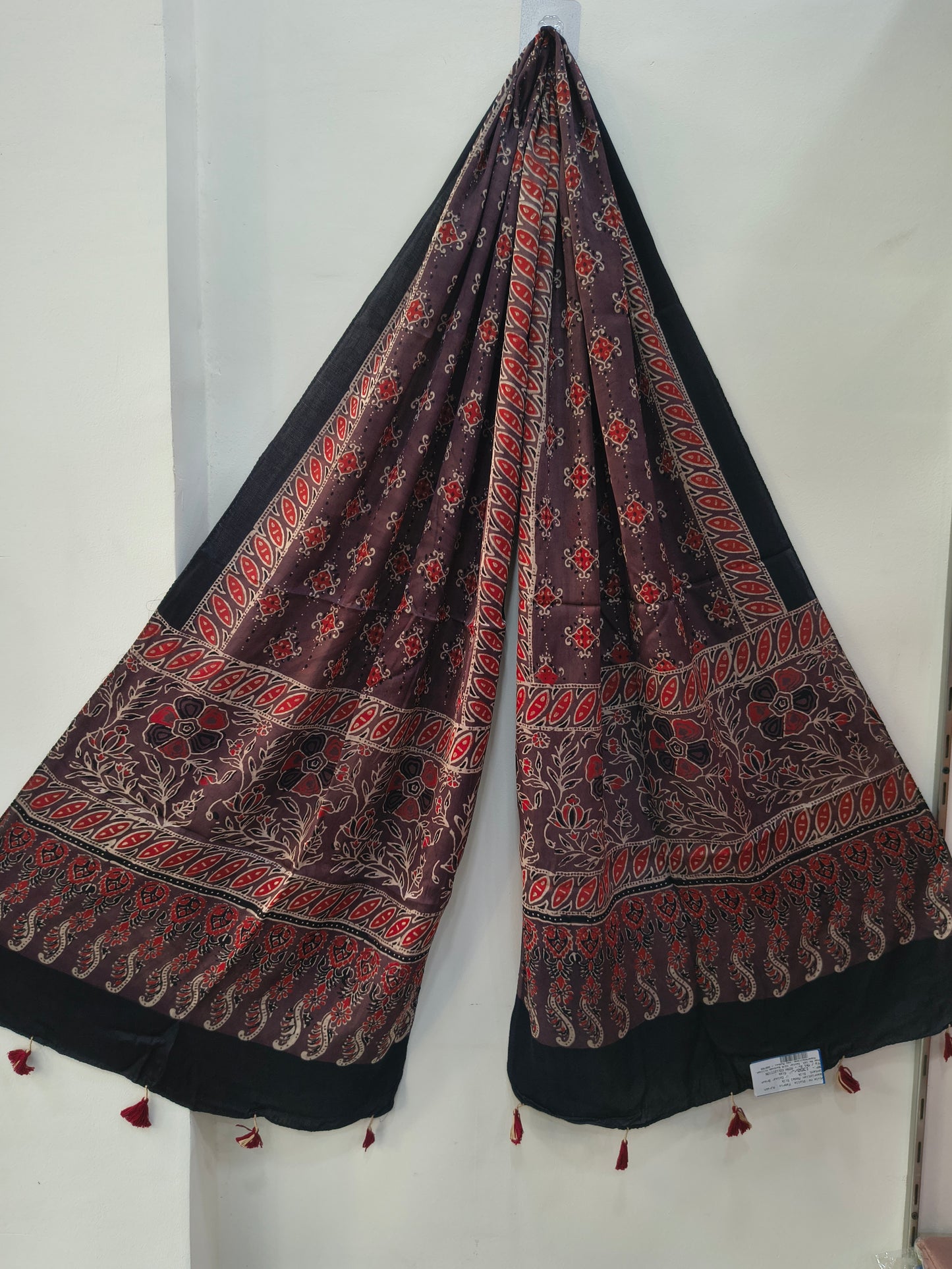 Handblock Printed Modal Silk Stole