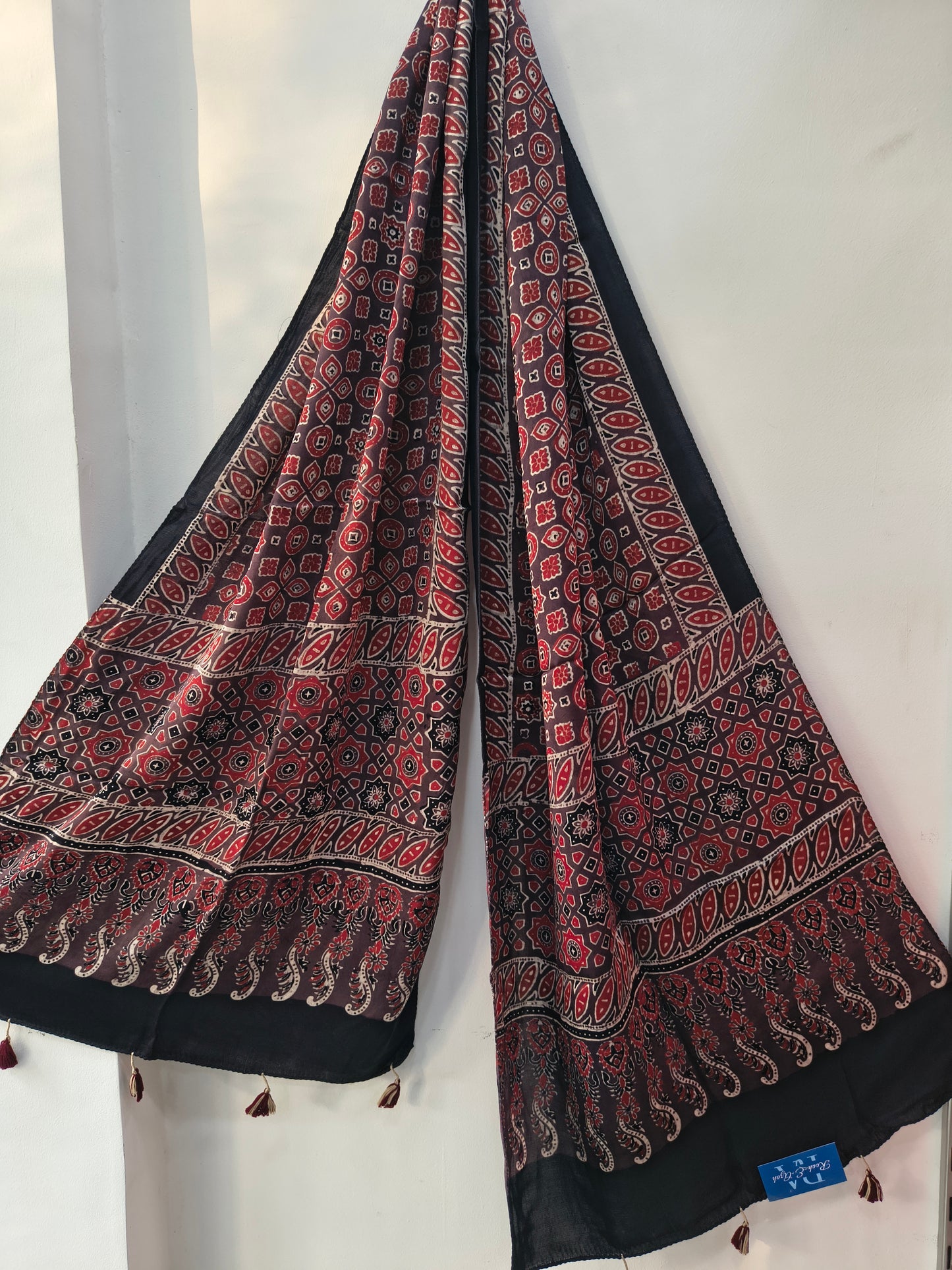 Handblock Printed Modal Silk Stole