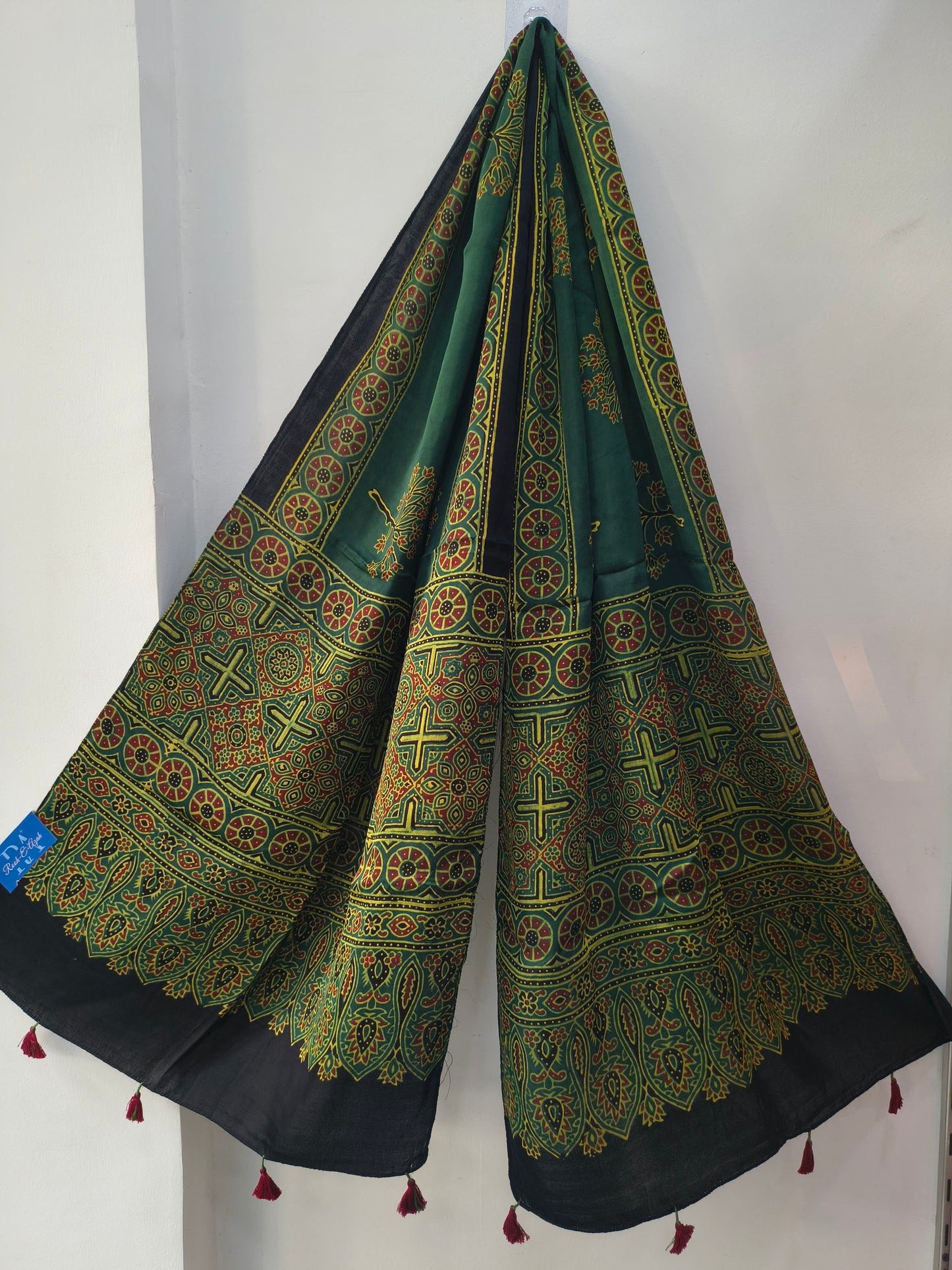 Handblock Printed Modal Silk Stole