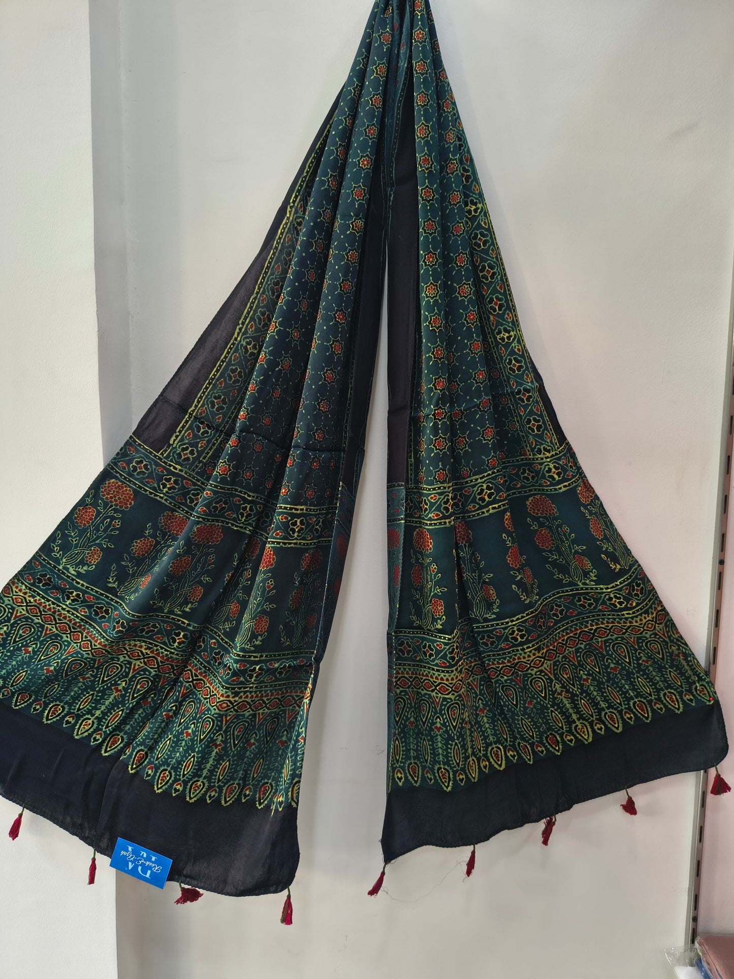 Handblock Printed Modal Silk Stole