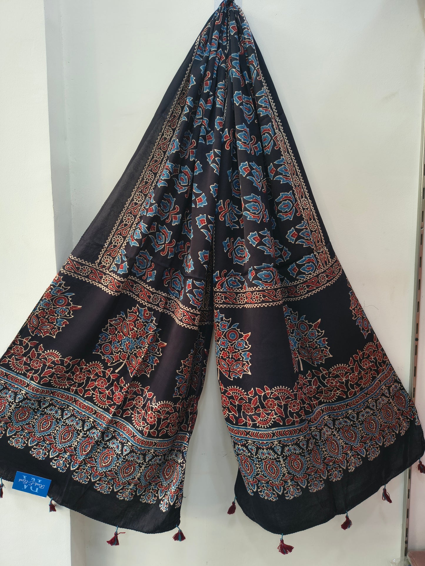 Handblock Printed Modal Silk Stole