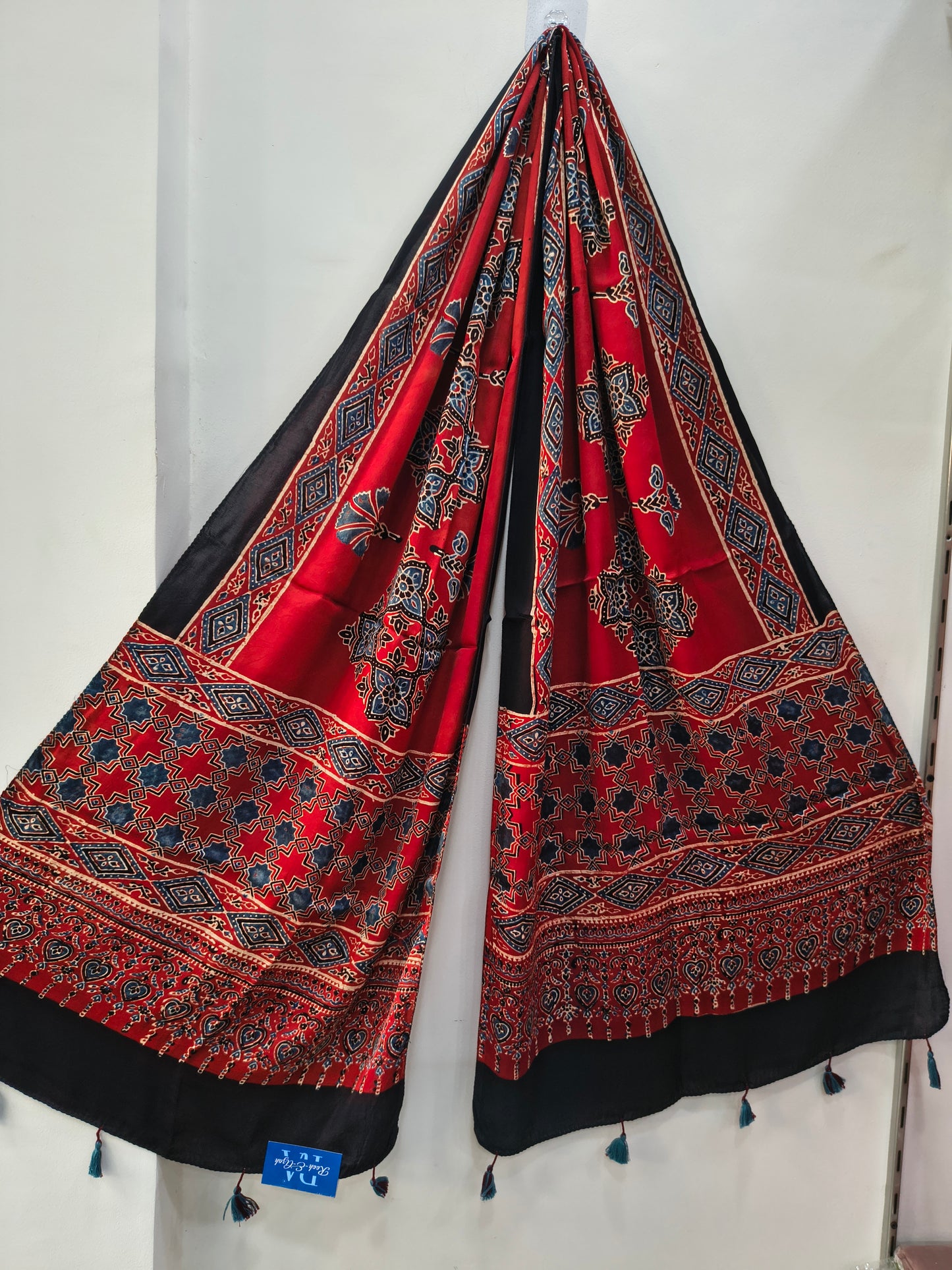 Handblock Printed Modal Silk Stole