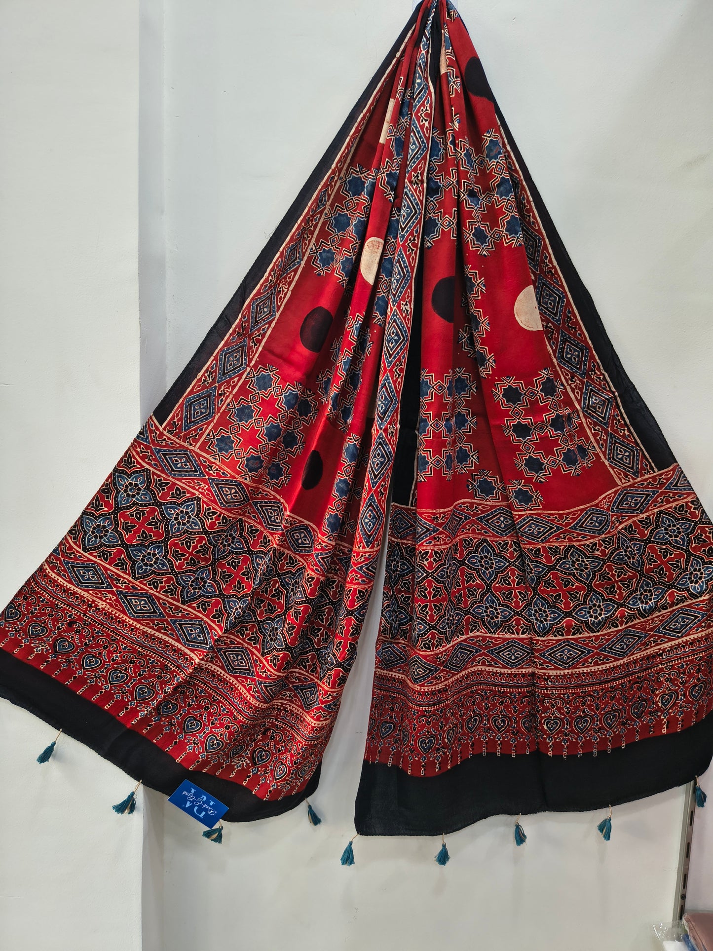 Handblock Printed Modal Silk Stole