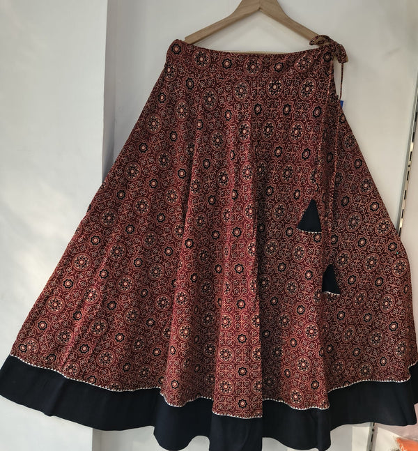 A-line Skirt -Red